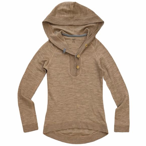 Icebreaker Sweaters - Icebreaker Merino Crave Hood in Fawn
